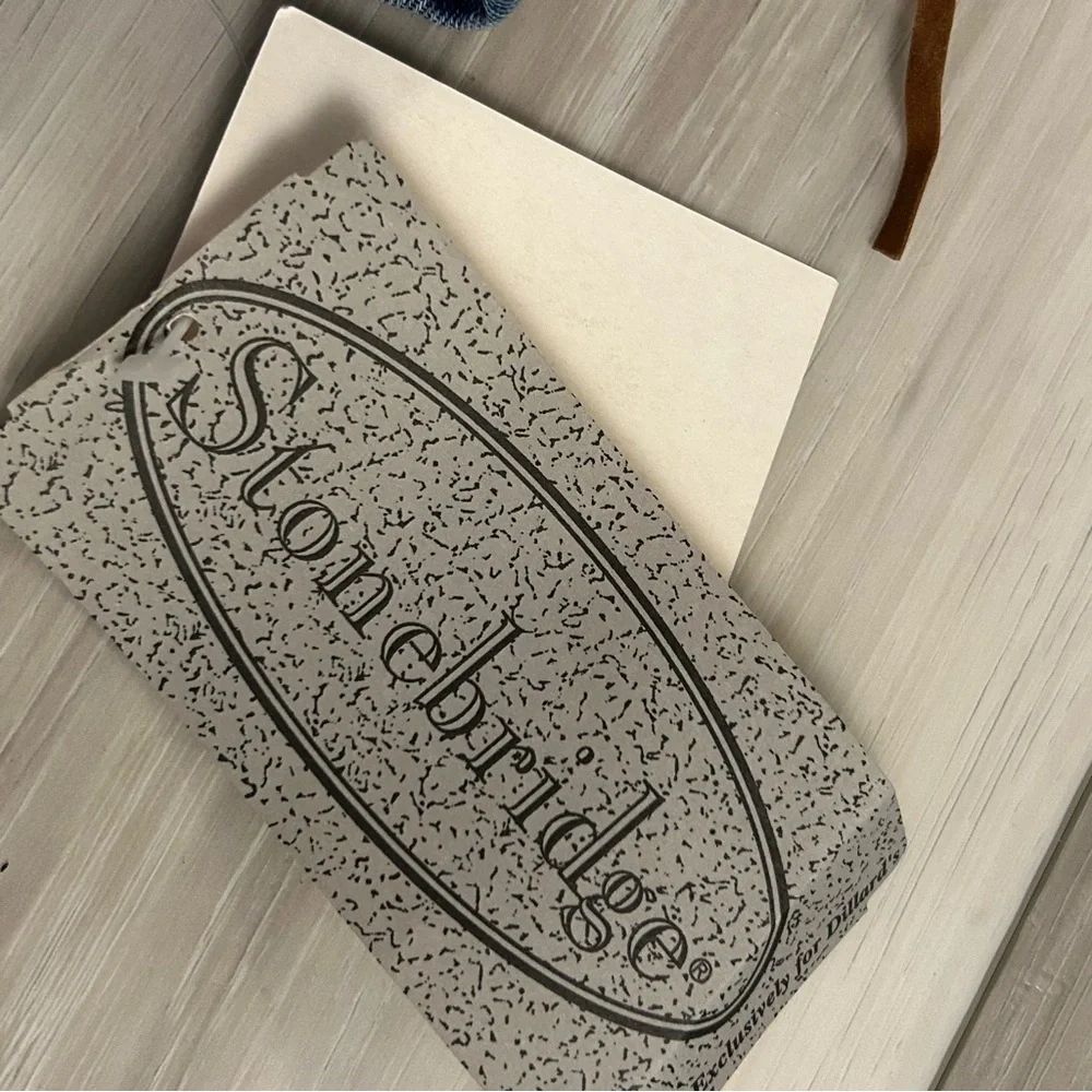 NWT Vintage Stonebridge Denim Jacket Wrap Skirt Set NOS Size 8 Petite READ - Picture 11 of 15